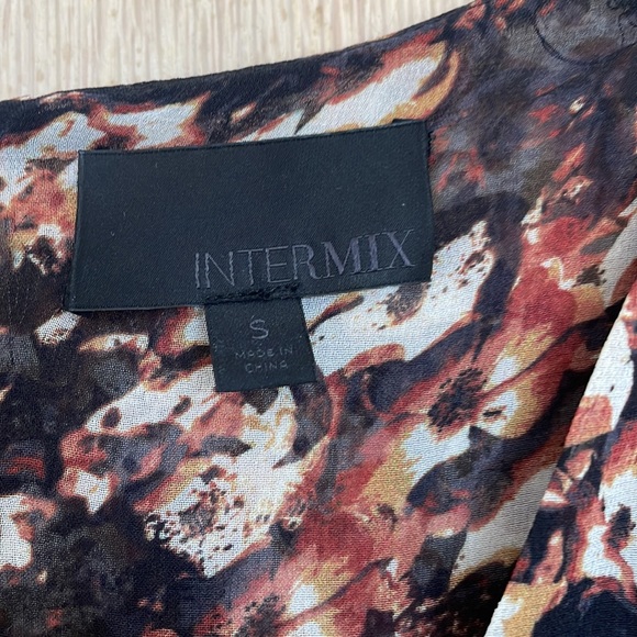 Intermix see through long sleeve blouse - Picture 3 of 8